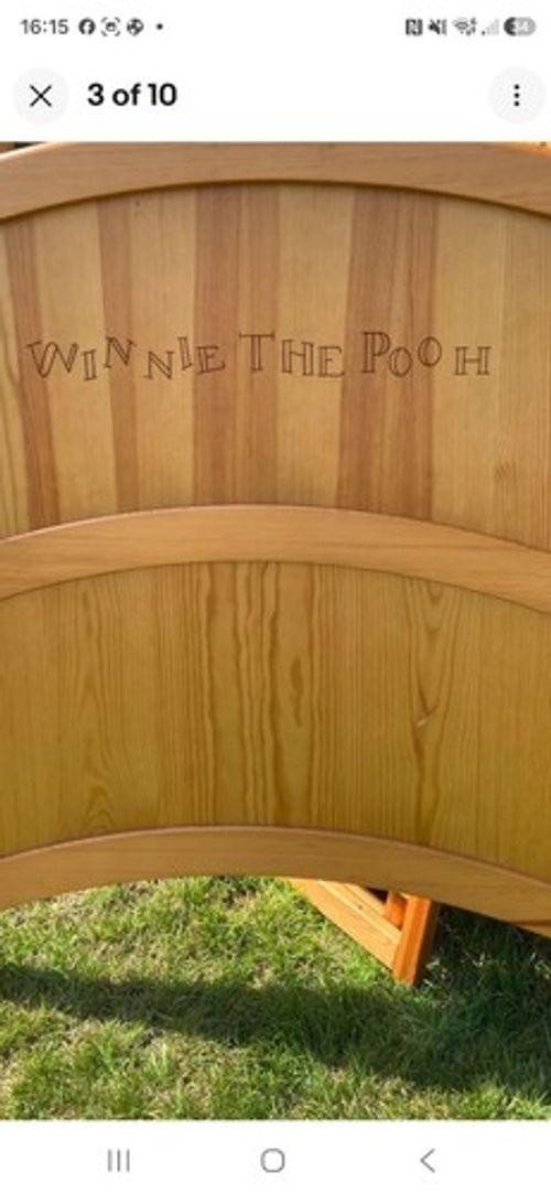 mothercare winnie-the-pooh cot/bed