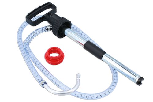 Flow Pump for 20 Litre Drums Suitable For Oil Gear Oil & ATF  127cm 50" PVC Hose — image 2