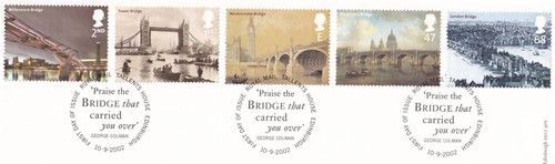 Bridges of London GB Used Tallents 2002 ON PIECE (153730)