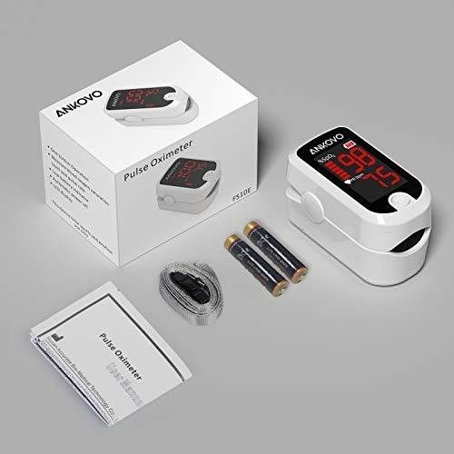 FINGERTIP PULSE OXIMETER BLOOD OXYGEN SATURATION SpO2 LEVELS HEART RATE MONITOR — image 11