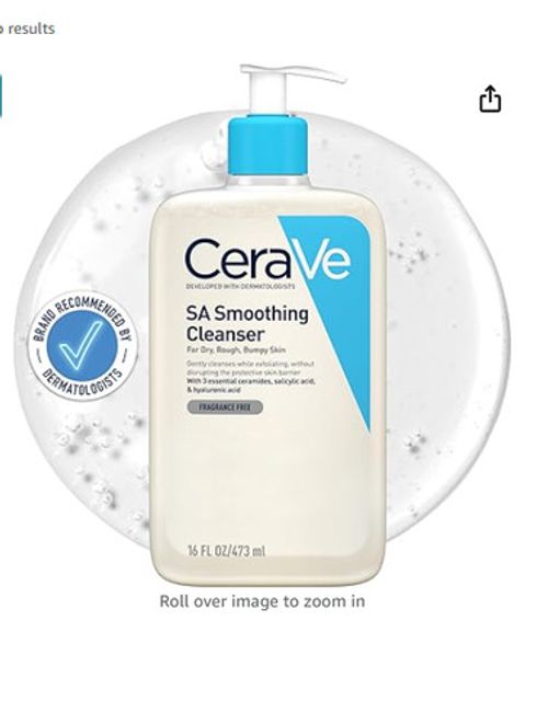 Cerave Sa Smoothing Cleanser For Dry&Bumpy Skin 473ml