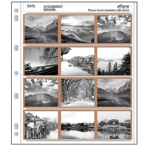 30x Acid Free 120 Archival Storage Filing Pages Sheets B&amp;W Film Negative — image 1