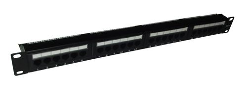 9U 400mm Deep 19" Wall Mounted Bracket + Rackmount CAT6 PATCH PANEL & PDU — image 4