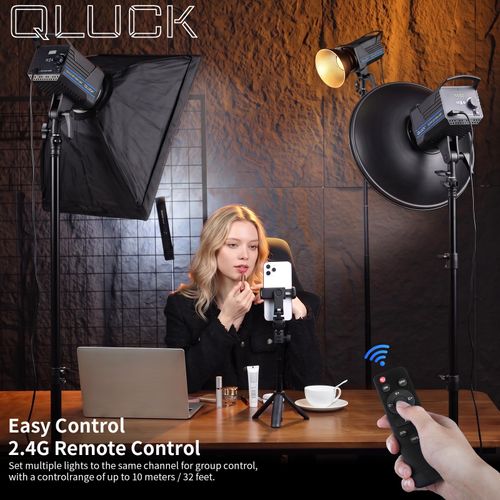 300W LED Video Light Continuous Spotlight Studio Kit 2700-6500K Bowen Bi Color — image 3