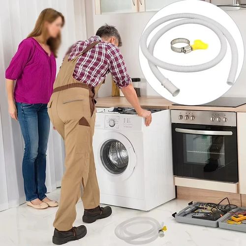 Portable Hose for Air Conditioner Drain/Washing Machine Water Inlet 1m Length — image 3