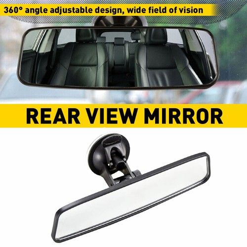 Universal Car Rear View Suction Cup Mirror Learner Driver Interior Glass Safety