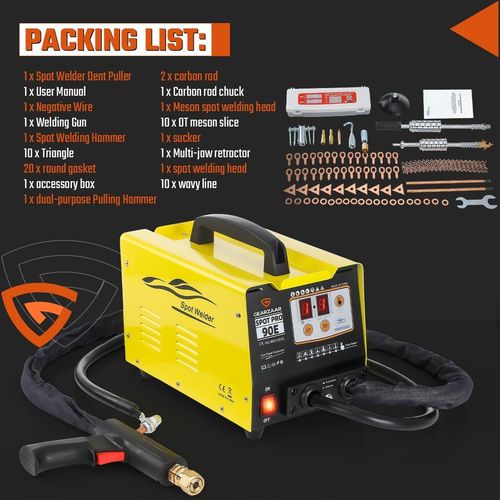 3KW 3800A Spot Welder GEARZAAR Machine Car Body 220V Spotter New Adjustable — image 13