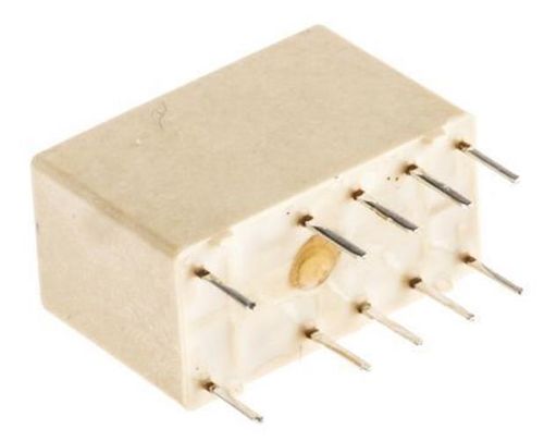 TE Connectivity DPDT PCB Mount Latching Relay - 2 A  24V dc — image 1