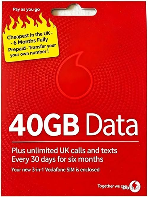 🔥SAVE $$$💥FULLY PREPAID 6 month   ☄️Unlimited Calls Texts + 40gb 🔥🔥🔥💥💥