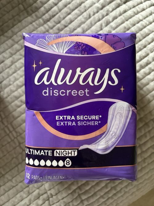 4 Packs Always Discreet Extra Secure Ultimate Night Pads — image 2