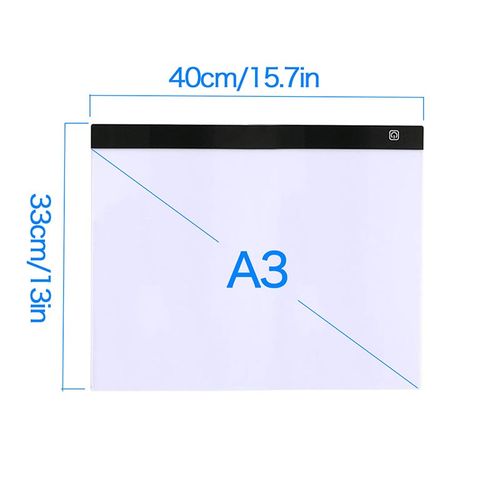 A3 LED Drawing Copy Board Tracing Light Box Ultra-thin Pad Diamond Painting NEW — image 3