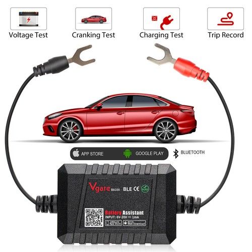 12V Car Battery Monitor BLE 4.0 BM2 Voltage Meter Battery Tester Analyzer tool