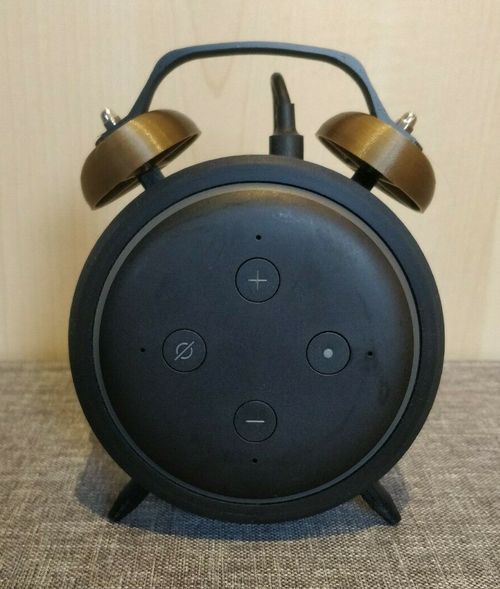 Amazon Echo Dot 3rd Generation Gen 3 Retro Alarm Clock Stand / Mount — image 1