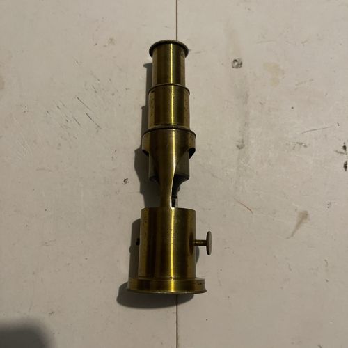 Vintage Brass.Student Microscope With Adjustable Lens ..See photos  — image 6