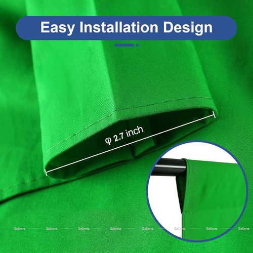 10×10FT Green Backdrop Muslin Cloth Screen Photo Background Photography Studio — image 8