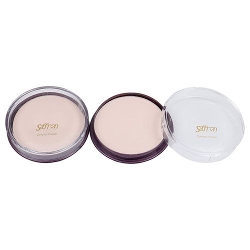 SAFFRON LONDON COMPACT PRESSED FACE POWDER FACE FOUNDATION MAKE UP 12G — image 1