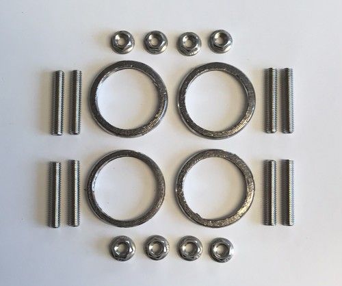 Yamaha FZS600 Fazer STAINLESS Exhaust Header Manifold Gaskets Studs Nuts Set