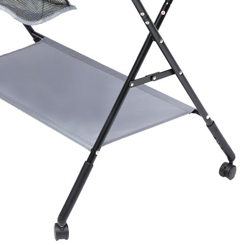 Baby Changing Table Portable Folding Diaper Station infant Nursery Gray New — image 3