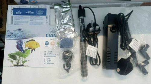 **BRAND NEW** Fish Tank Aquarium & Optional Stand: Heater, Filter & More Include — image 5