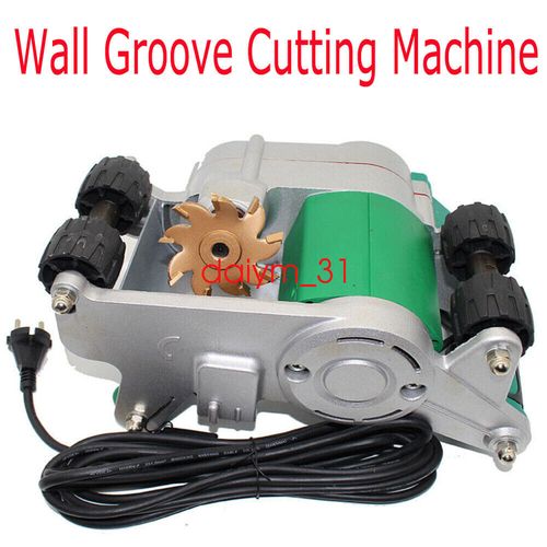 New Electric Brick Wall Chaser Floor Wall Groove Cutting Machine 1100W  220V — image 1