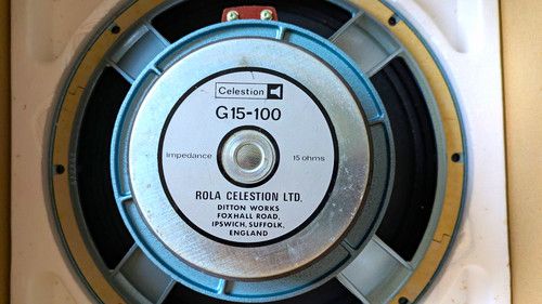 Celestion G15-100 15" Full-Range Speaker Driver 100W 15 Ohm 1970s