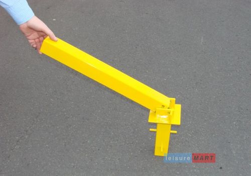 3 x Security Parking Posts, Fold Down Heavy Duty, Parking Bollard Maypole MP9739 — image 3