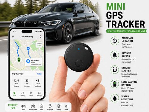 Mini GPS Tracker for Cars Hidden Vehicle Tracking Device No Monthly Fee UK