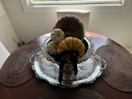 Gorham Silverplate Oval Serving Tray Platter with Handles Pattern YC777 — image 3