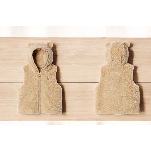 Baby Gap Baby Sherpa Bear Vest,Travertine Brown,Various🧸 — image 1