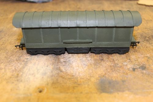 ammunition wagon 14 inch railway gun artillery oo ww1 ww2 laser cut model kit — image 3