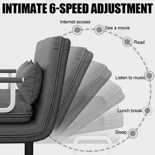 Double Fabric Sofa Bed Sleeper Couch Sofabed Settee Recliner Beds Folding Grey — image 6