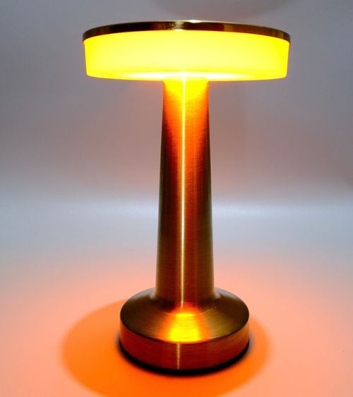 Rechargeable LED Table Lamp Gold Touch Control 3 Light Settings USB Cordless — image 7