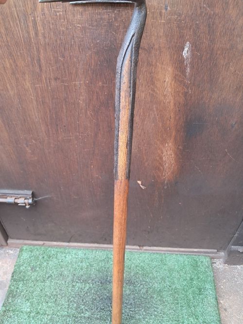 Vintage Drag Fork 4 Prong Manure Straw Hay Fork Farm Tool Old Tool (#053) — image 8
