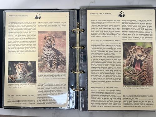 WWF World Wide Fund Conservation Nature Stamp Collection 1980s Folder — image 11