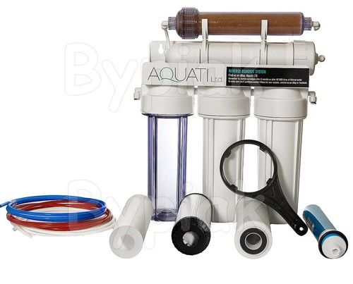5 RO DI Reverse Osmosis Water Filter System with DI resin 50/75/100/150 GPD