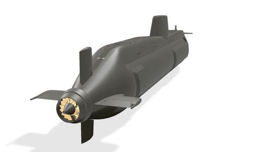HMS Astute S119 - Submarine self assembly model kit scale 1:150 646 mm / 25.4'' — image 4