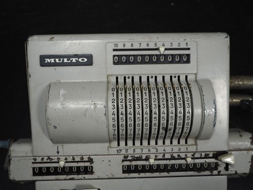 Mechanical Calculator Adding Machine Multo Swedish Model 239-115-17460 — image 13