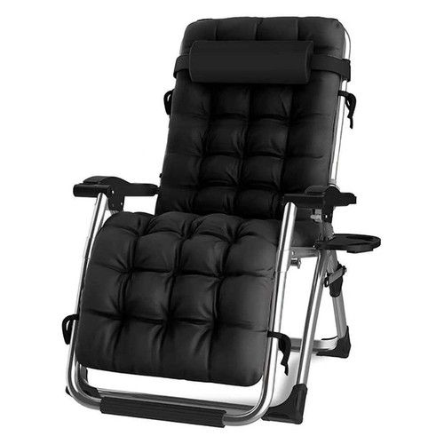 Garden Zero Gravity Chair Heavy Duty Sun Lounger Beach Outdoor Folding Reclining