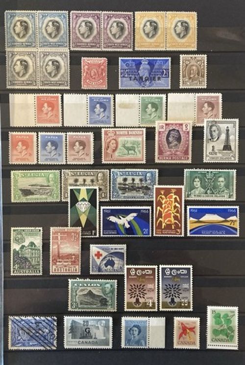 Small Collection of Mostly Unused Commonwealth Stamps.