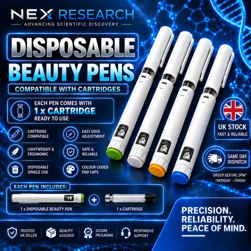 Disposable Peptide Beauty Pens Bulk + FREE Cartridges | UK Stock