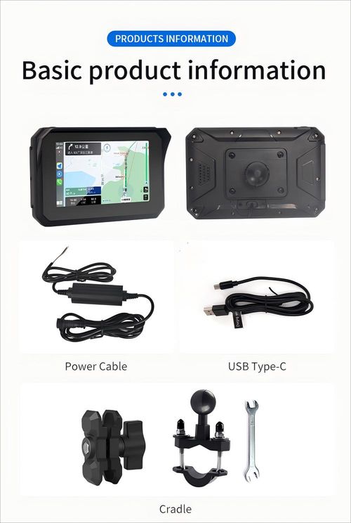 5" GPS Navigation Sat Nav,Motorcycle carplay Dual Bluetooth capability,waterprof — image 10