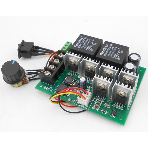 DC 10-50V 12V 24V 36V 40A PWM DC Motor Speed Controller CW CCW Reversible Switch — image 7