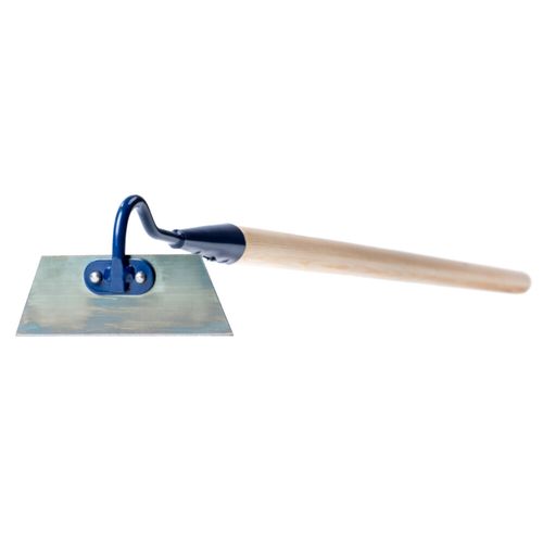 12 cm / 5 inch Solid Steel Swan Neck Hoe Head Garden Tool with Wooden Handle — image 13