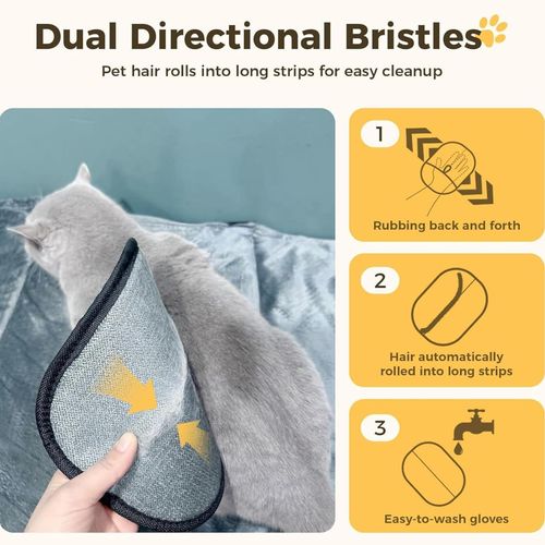 3Pcs Purepath Pet Hair Removal Pure Path Pet Hair Glove Magic Brush Pet Hair — image 18