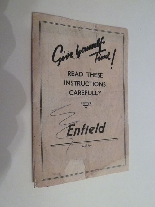 Copy Of A Smiths Enfield Clock Book — image 1