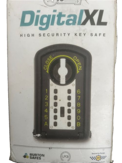Burton Keyguard Digital XL High Security Push Button Key Safe Brand New — image 5