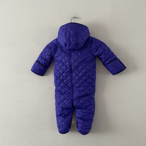 RALPH LAUREN QUILTED SNOWSUIT - SIZE 9M - PURPLE - BODY GIRLS WINTER — image 3