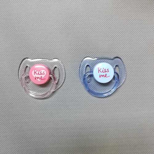 2PC Magnetic Dummy Soother Pacifier for Reborn Baby Dolls Accessory Kit DIY Gift — image 1