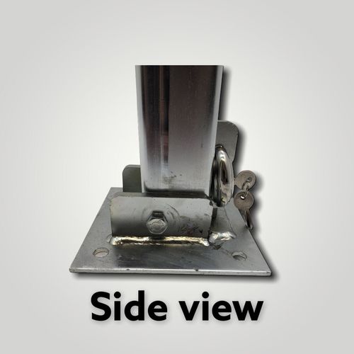 Fold down Heavy Duty Anti Ram Parking Bollard Driveway Security Post — image 5