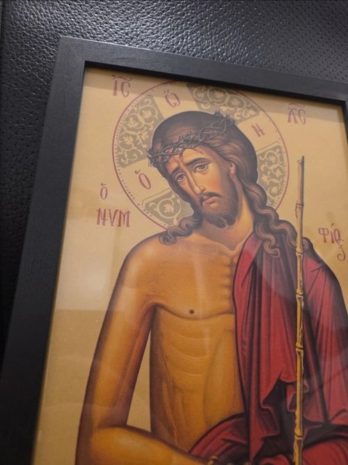 Jesus Christ Icon With Glass Frame — image 2